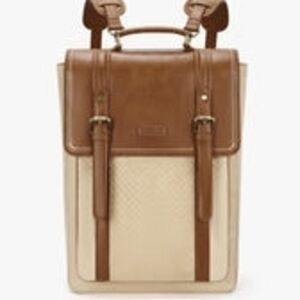 Brown and Tan  Backpack